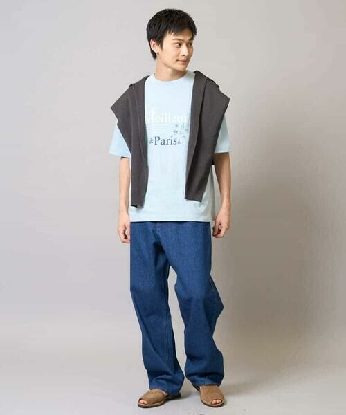 a.v.v / アー・ヴェ・ヴェ カットソー | 【接触冷感/綿100％】イラストレーターコラボプリンワイドシルエットカットソー | 詳細2