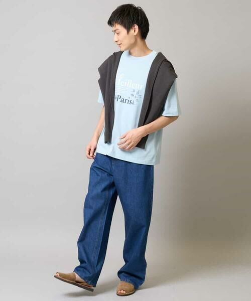 a.v.v / アー・ヴェ・ヴェ カットソー | 【接触冷感/綿100％】イラストレーターコラボプリンワイドシルエットカットソー | 詳細3