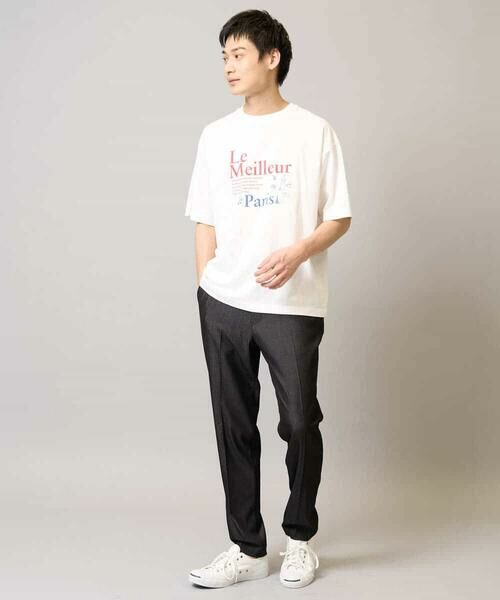 a.v.v / アー・ヴェ・ヴェ カットソー | 【接触冷感/綿100％】イラストレーターコラボプリンワイドシルエットカットソー | 詳細5