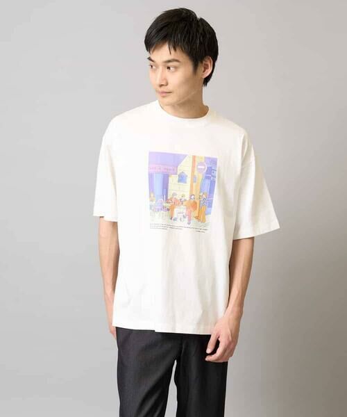 a.v.v / アー・ヴェ・ヴェ カットソー | 【接触冷感/綿100％】イラストレーターコラボプリンワイドシルエットカットソー | 詳細17