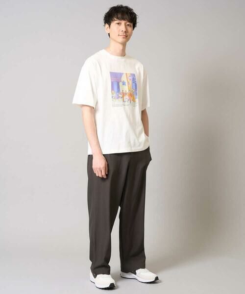 a.v.v / アー・ヴェ・ヴェ カットソー | 【接触冷感/綿100％】イラストレーターコラボプリンワイドシルエットカットソー | 詳細3