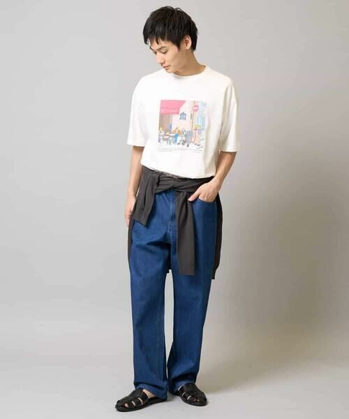 a.v.v / アー・ヴェ・ヴェ カットソー | 【接触冷感/綿100％】イラストレーターコラボプリンワイドシルエットカットソー | 詳細6