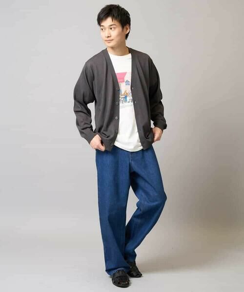 a.v.v / アー・ヴェ・ヴェ カットソー | 【接触冷感/綿100％】イラストレーターコラボプリンワイドシルエットカットソー | 詳細8