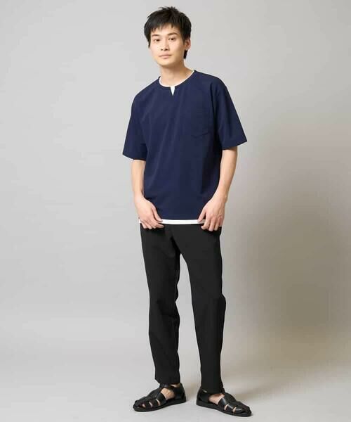 a.v.v / アー・ヴェ・ヴェ カットソー | 【速乾/接触冷感】梨地フェイクレイヤードカットソー | 詳細10
