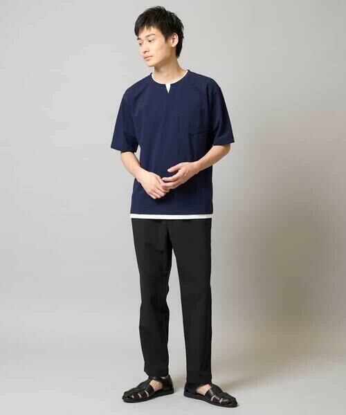 a.v.v / アー・ヴェ・ヴェ カットソー | 【速乾/接触冷感】梨地フェイクレイヤードカットソー | 詳細11