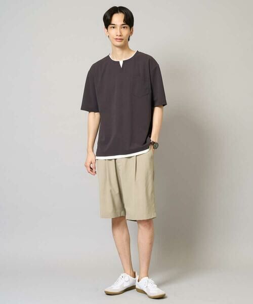 a.v.v / アー・ヴェ・ヴェ カットソー | 【速乾/接触冷感】梨地フェイクレイヤードカットソー | 詳細13