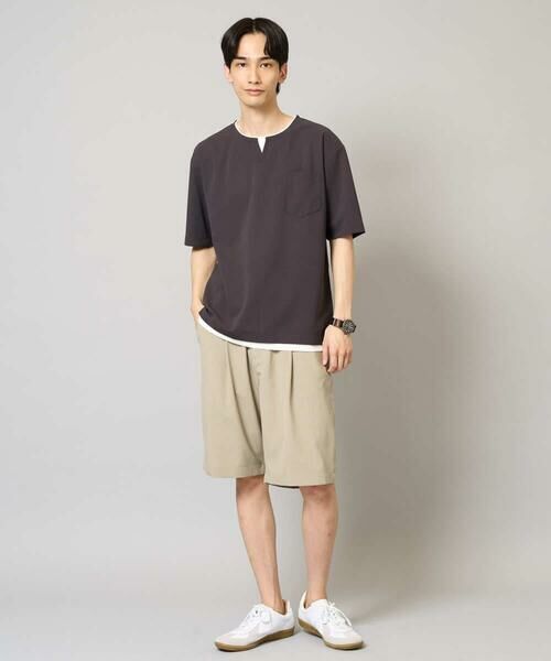 a.v.v / アー・ヴェ・ヴェ カットソー | 【速乾/接触冷感】梨地フェイクレイヤードカットソー | 詳細14