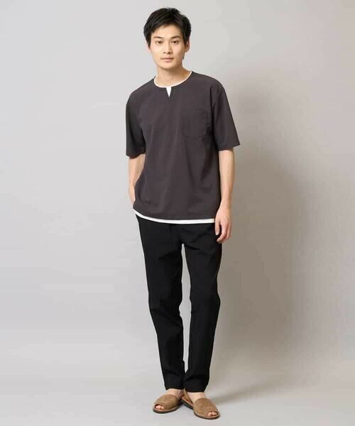 a.v.v / アー・ヴェ・ヴェ カットソー | 【速乾/接触冷感】梨地フェイクレイヤードカットソー | 詳細15