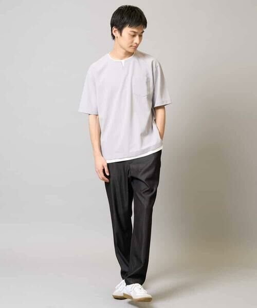 a.v.v / アー・ヴェ・ヴェ カットソー | 【速乾/接触冷感】梨地フェイクレイヤードカットソー | 詳細20