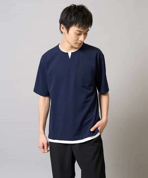 a.v.v / アー・ヴェ・ヴェ カットソー | 【速乾/接触冷感】梨地フェイクレイヤードカットソー | 詳細28