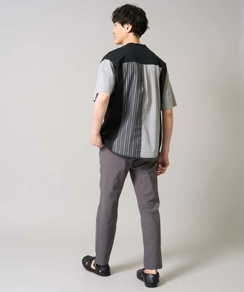 a.v.v / アー・ヴェ・ヴェ カットソー | 【マシンウォッシャブル】ハーフジップバックシャン切替カットソー | 詳細11