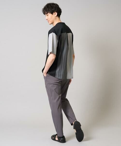 a.v.v / アー・ヴェ・ヴェ カットソー | 【マシンウォッシャブル】ハーフジップバックシャン切替カットソー | 詳細12