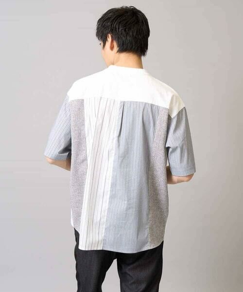 a.v.v / アー・ヴェ・ヴェ カットソー | 【マシンウォッシャブル】ハーフジップバックシャン切替カットソー | 詳細15