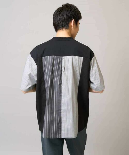 a.v.v / アー・ヴェ・ヴェ カットソー | 【マシンウォッシャブル】ハーフジップバックシャン切替カットソー | 詳細17