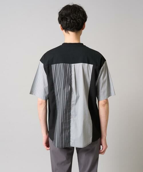 a.v.v / アー・ヴェ・ヴェ カットソー | 【マシンウォッシャブル】ハーフジップバックシャン切替カットソー | 詳細21