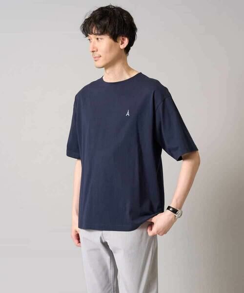 a.v.v / アー・ヴェ・ヴェ カットソー | 【接触冷感】エッフェル塔刺繍ボートネックカットソー | 詳細17