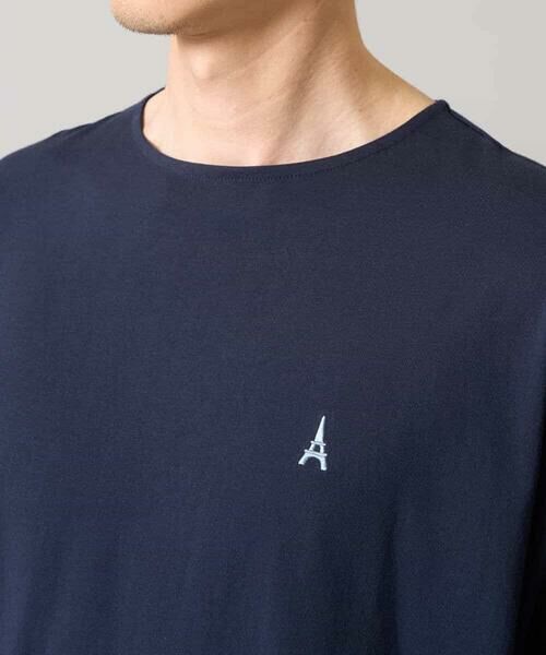 a.v.v / アー・ヴェ・ヴェ カットソー | 【接触冷感】エッフェル塔刺繍ボートネックカットソー | 詳細20