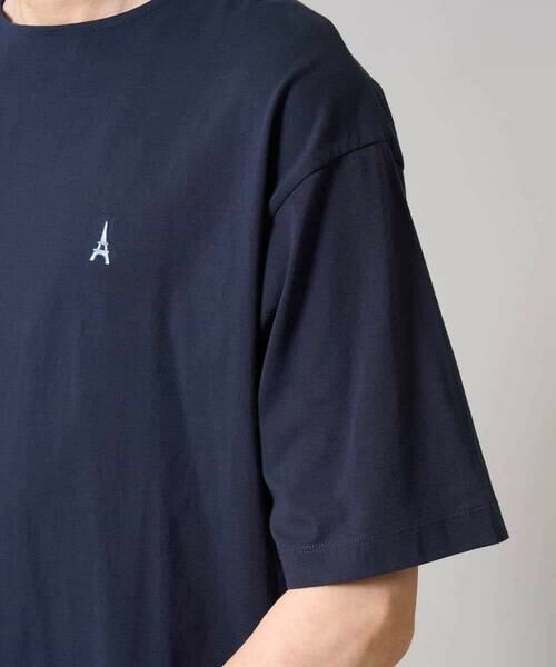 a.v.v / アー・ヴェ・ヴェ カットソー | 【接触冷感】エッフェル塔刺繍ボートネックカットソー | 詳細21