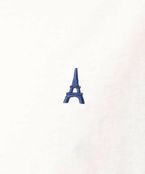 a.v.v / アー・ヴェ・ヴェ カットソー | 【接触冷感】エッフェル塔刺繍ボートネックカットソー | 詳細24