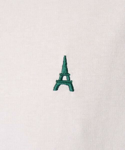 a.v.v / アー・ヴェ・ヴェ カットソー | 【接触冷感】エッフェル塔刺繍ボートネックカットソー | 詳細25