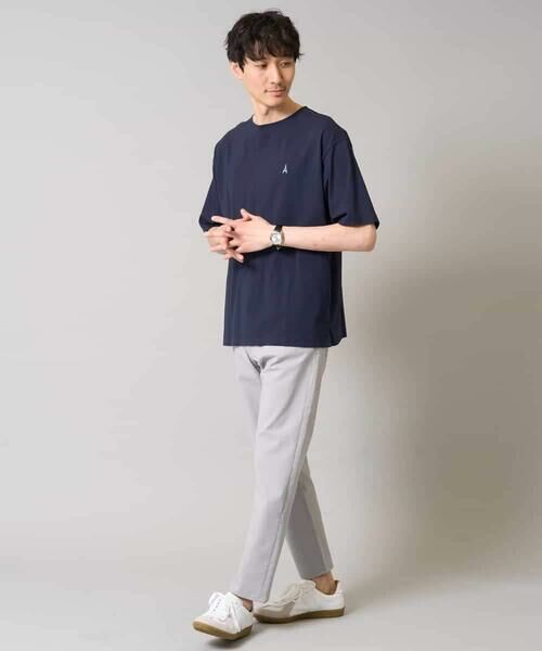 a.v.v / アー・ヴェ・ヴェ カットソー | 【接触冷感】エッフェル塔刺繍ボートネックカットソー | 詳細3