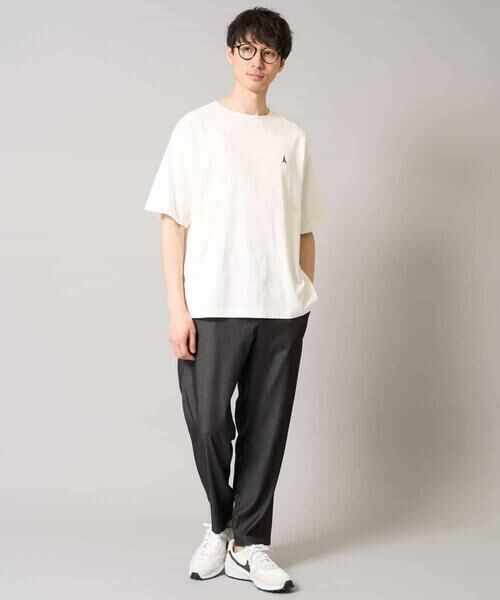 a.v.v / アー・ヴェ・ヴェ カットソー | 【接触冷感】エッフェル塔刺繍ボートネックカットソー | 詳細5