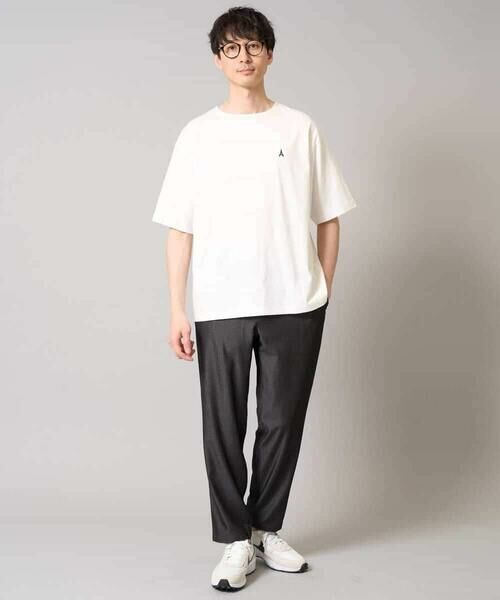 a.v.v / アー・ヴェ・ヴェ カットソー | 【接触冷感】エッフェル塔刺繍ボートネックカットソー | 詳細6