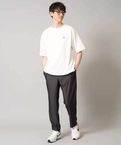 a.v.v / アー・ヴェ・ヴェ カットソー | 【接触冷感】エッフェル塔刺繍ボートネックカットソー | 詳細7