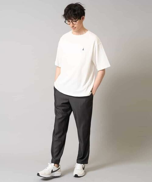 a.v.v / アー・ヴェ・ヴェ カットソー | 【接触冷感】エッフェル塔刺繍ボートネックカットソー | 詳細8