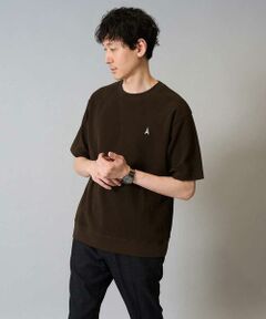 a.v.v / アー・ヴェ・ヴェ カットソー | 【イージーケア/接触冷感】ライトアゼ半袖Ｔシャツ ワンポイント刺繍