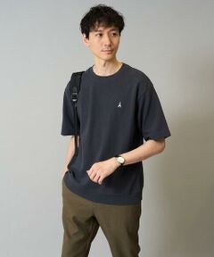 a.v.v / アー・ヴェ・ヴェ カットソー | 【イージーケア/接触冷感】ライトアゼ半袖Ｔシャツ ワンポイント刺繍