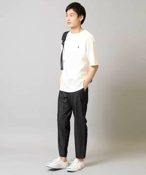 a.v.v / アー・ヴェ・ヴェ カットソー | 【イージーケア/接触冷感】ライトアゼ半袖Ｔシャツ ワンポイント刺繍 | 詳細15