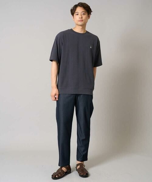 a.v.v / アー・ヴェ・ヴェ カットソー | 【イージーケア/接触冷感】ライトアゼ半袖Ｔシャツ ワンポイント刺繍 | 詳細20