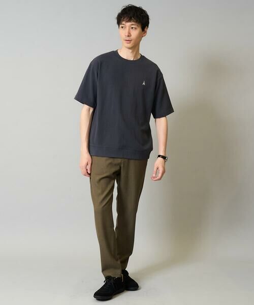 a.v.v / アー・ヴェ・ヴェ カットソー | 【イージーケア/接触冷感】ライトアゼ半袖Ｔシャツ ワンポイント刺繍 | 詳細23