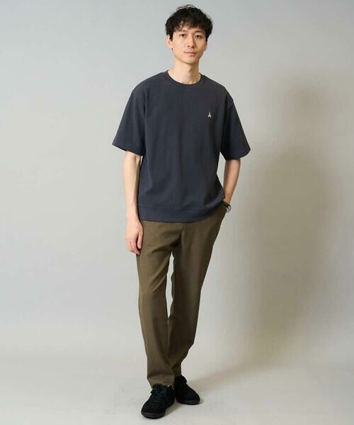 a.v.v / アー・ヴェ・ヴェ カットソー | 【イージーケア/接触冷感】ライトアゼ半袖Ｔシャツ ワンポイント刺繍 | 詳細25