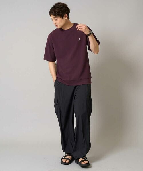 a.v.v / アー・ヴェ・ヴェ カットソー | 【イージーケア/接触冷感】ライトアゼ半袖Ｔシャツ ワンポイント刺繍 | 詳細26