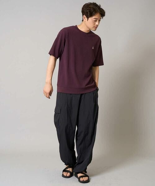 a.v.v / アー・ヴェ・ヴェ カットソー | 【イージーケア/接触冷感】ライトアゼ半袖Ｔシャツ ワンポイント刺繍 | 詳細27