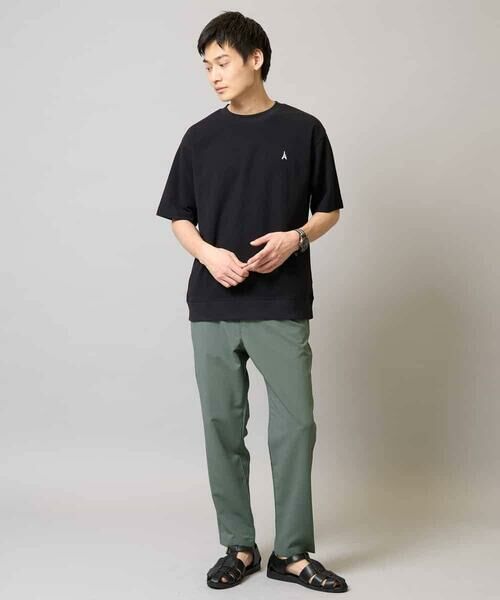 a.v.v / アー・ヴェ・ヴェ カットソー | 【イージーケア/接触冷感】ライトアゼ半袖Ｔシャツ ワンポイント刺繍 | 詳細5