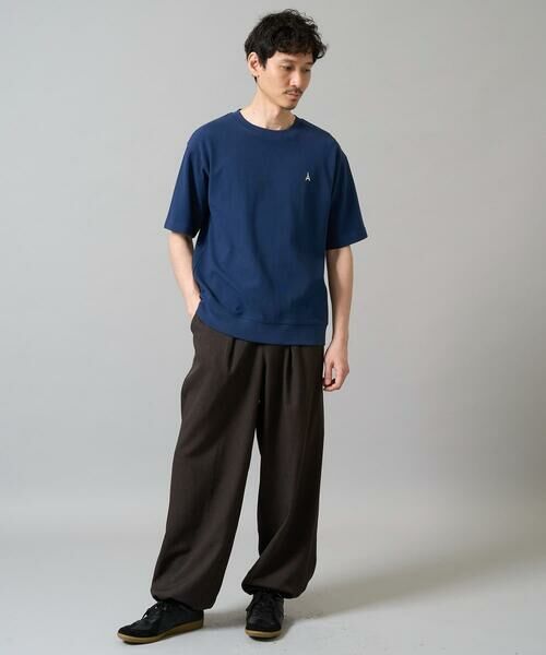 a.v.v / アー・ヴェ・ヴェ カットソー | 【イージーケア/接触冷感】ライトアゼ半袖Ｔシャツ ワンポイント刺繍 | 詳細6