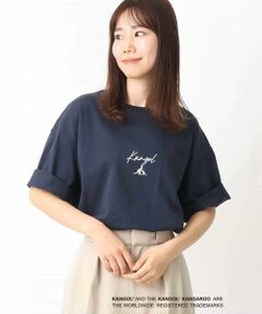 a.v.v / アー・ヴェ・ヴェ カットソー | 【KANGOL】スクエアプリントロングシルエットTシャツ