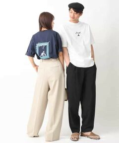 a.v.v / アー・ヴェ・ヴェ カットソー | 【KANGOL】スクエアプリントロングシルエットTシャツ
