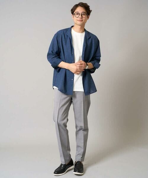 a.v.v / アー・ヴェ・ヴェ チノ・ワークパンツ | 【洗濯機で洗える/ストレッチ】メランジストレッチイージースラックス | 詳細2