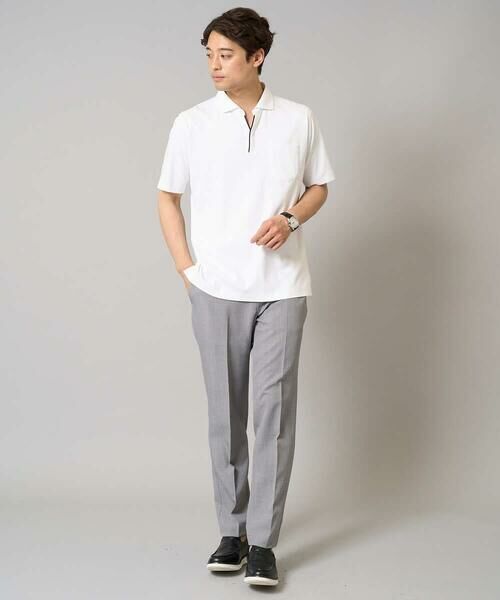 a.v.v / アー・ヴェ・ヴェ チノ・ワークパンツ | 【洗濯機で洗える/ストレッチ】メランジストレッチイージースラックス | 詳細27