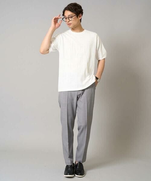 a.v.v / アー・ヴェ・ヴェ チノ・ワークパンツ | 【洗濯機で洗える/ストレッチ】メランジストレッチイージースラックス | 詳細3