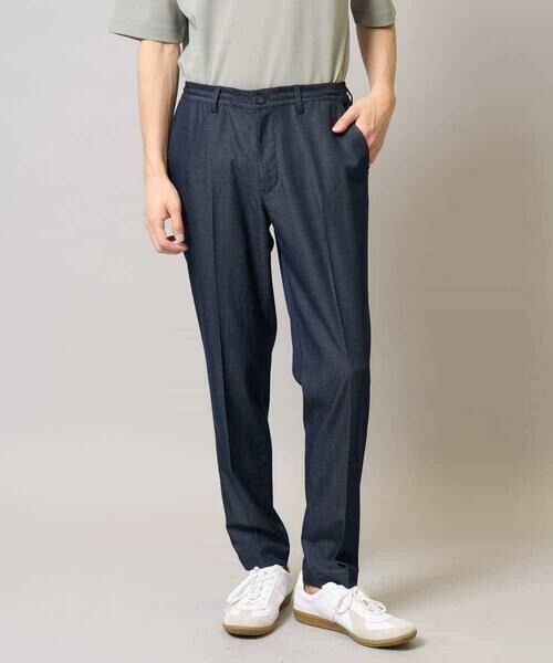 a.v.v / アー・ヴェ・ヴェ チノ・ワークパンツ | 【イージーケア/接触冷感】スマートシャンブレー フルレングス スラックス（セットアップ対応/S〜XL展開） | 詳細22