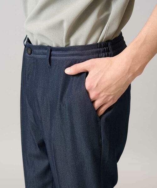 a.v.v / アー・ヴェ・ヴェ チノ・ワークパンツ | 【イージーケア/接触冷感】スマートシャンブレー フルレングス スラックス（セットアップ対応/S〜XL展開） | 詳細26