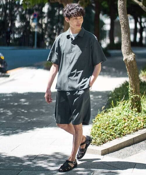 a.v.v / アー・ヴェ・ヴェ ショート・ハーフ・半端丈パンツ | 【イージーケア/接触冷感】ワンタックハーフパンツ/リライト夏2【吸水速乾/UVカット】 | 詳細18