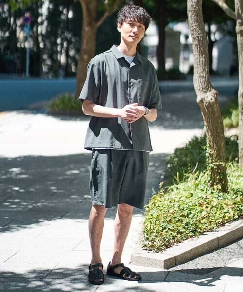 a.v.v / アー・ヴェ・ヴェ ショート・ハーフ・半端丈パンツ | 【イージーケア/接触冷感】ワンタックハーフパンツ/リライト夏2【吸水速乾/UVカット】 | 詳細19