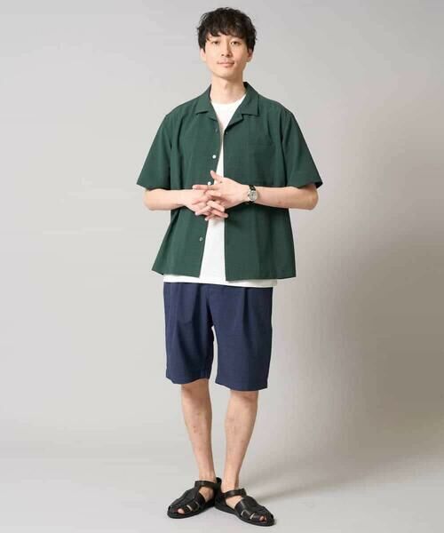 a.v.v / アー・ヴェ・ヴェ ショート・ハーフ・半端丈パンツ | 【イージーケア/接触冷感】ワンタックハーフパンツ/リライト夏2【吸水速乾/UVカット】 | 詳細2