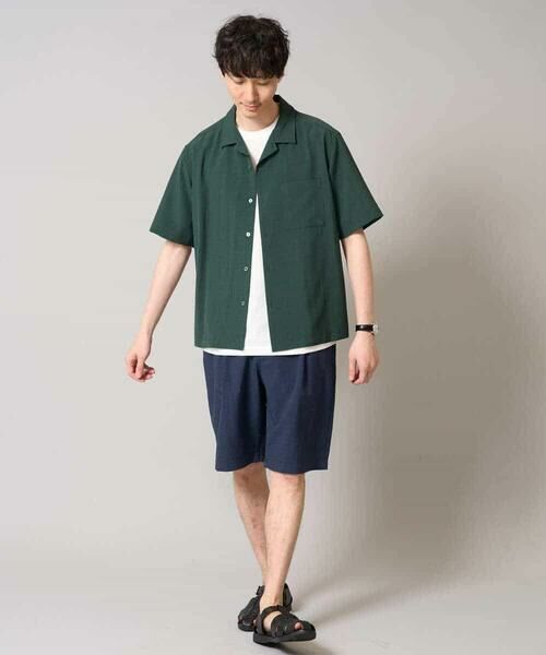 a.v.v / アー・ヴェ・ヴェ ショート・ハーフ・半端丈パンツ | 【イージーケア/接触冷感】ワンタックハーフパンツ/リライト夏2【吸水速乾/UVカット】 | 詳細3